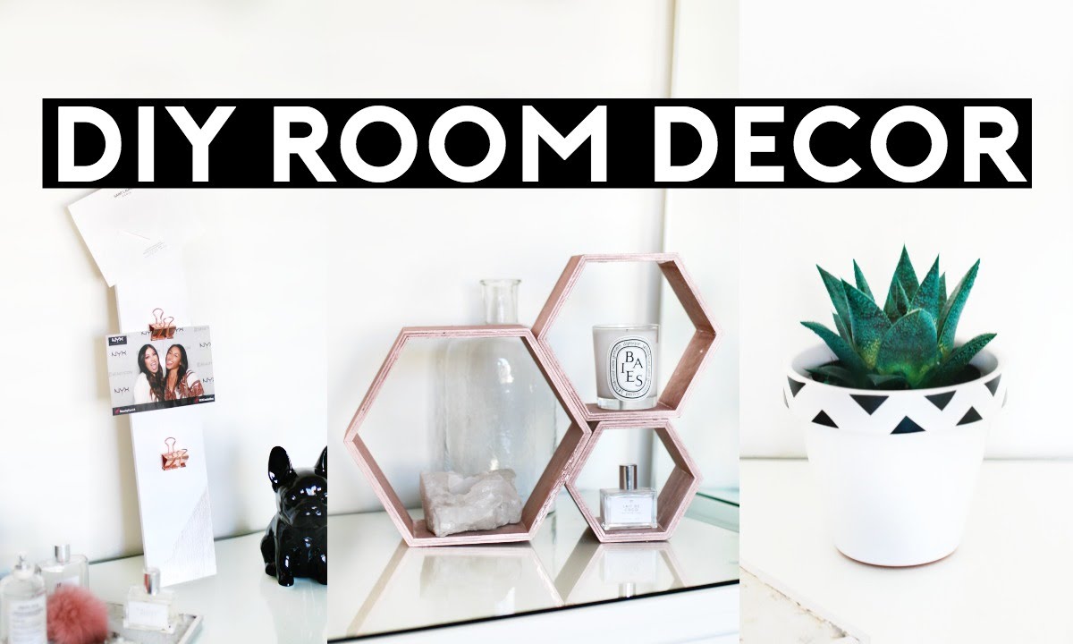 DIY Room Decor! Cute & Affordable For Back To School - YouTube