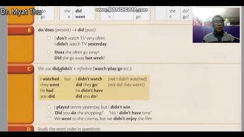 Dr Myat Thu Essential Grammar in Use Unit 12 Rules