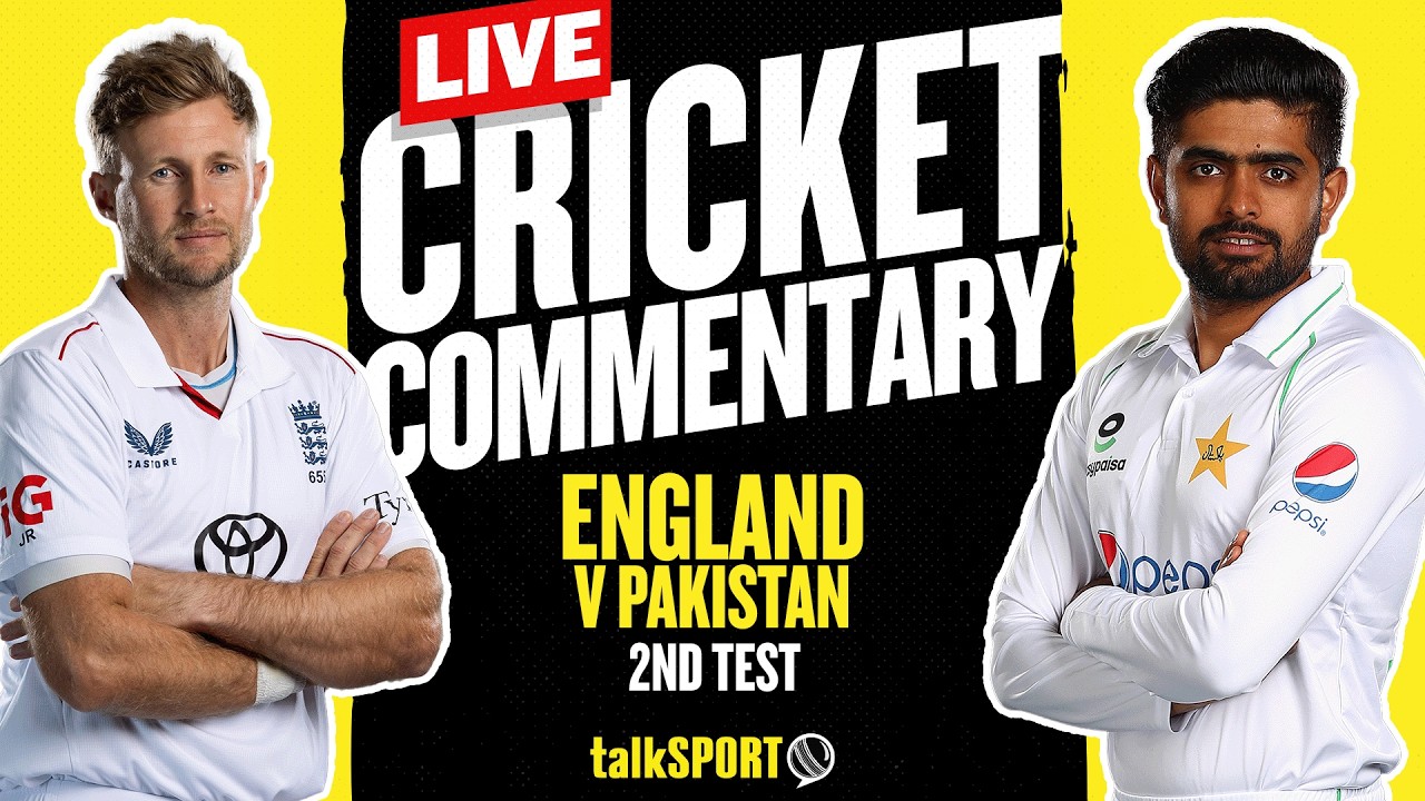 LIVE Test Match Cricket | England v Pakistan - Second Test - Day Two | Lord's