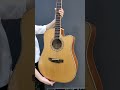 China factory customized 41inch cutaway Single solid acoustic electric with EQ-LC-5 music instrument