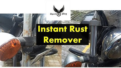 Easy  Way to Remove Rust From Your Bike and Car | Spark Plug