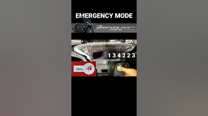 Mode Darurat Yamaha All New Aerox 155