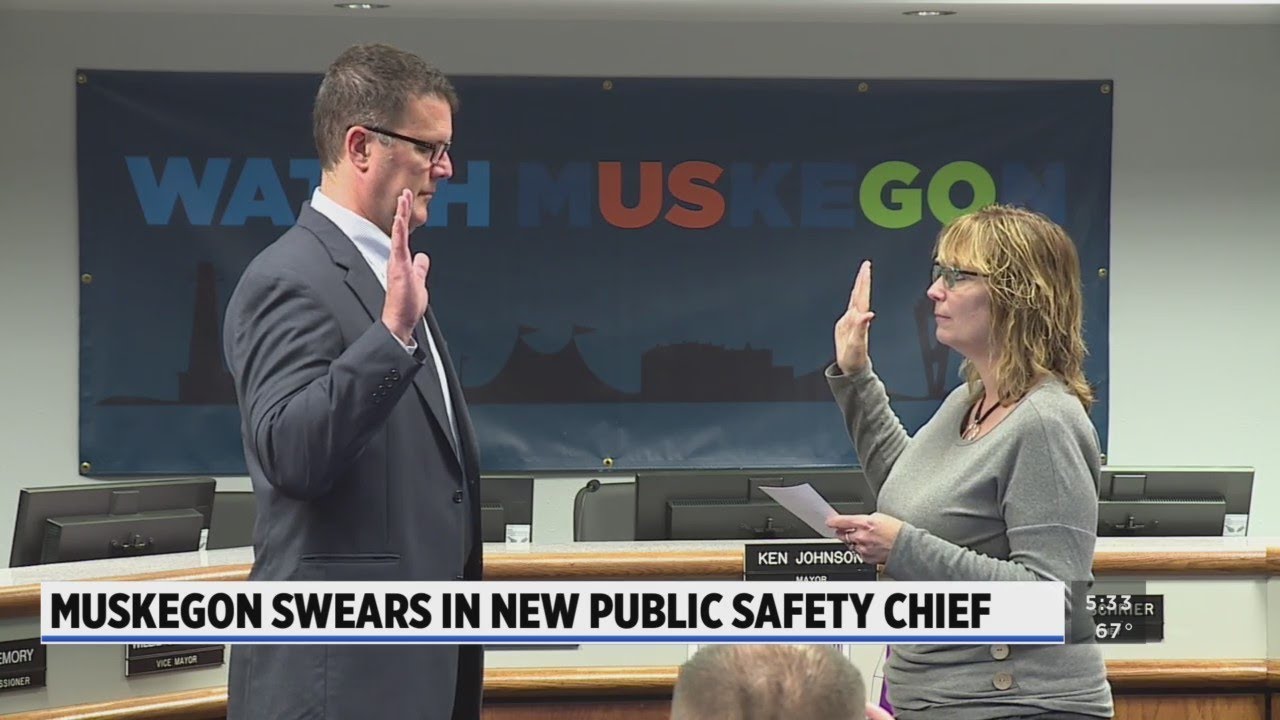 Muskegon swears in new public safety chief YouTube