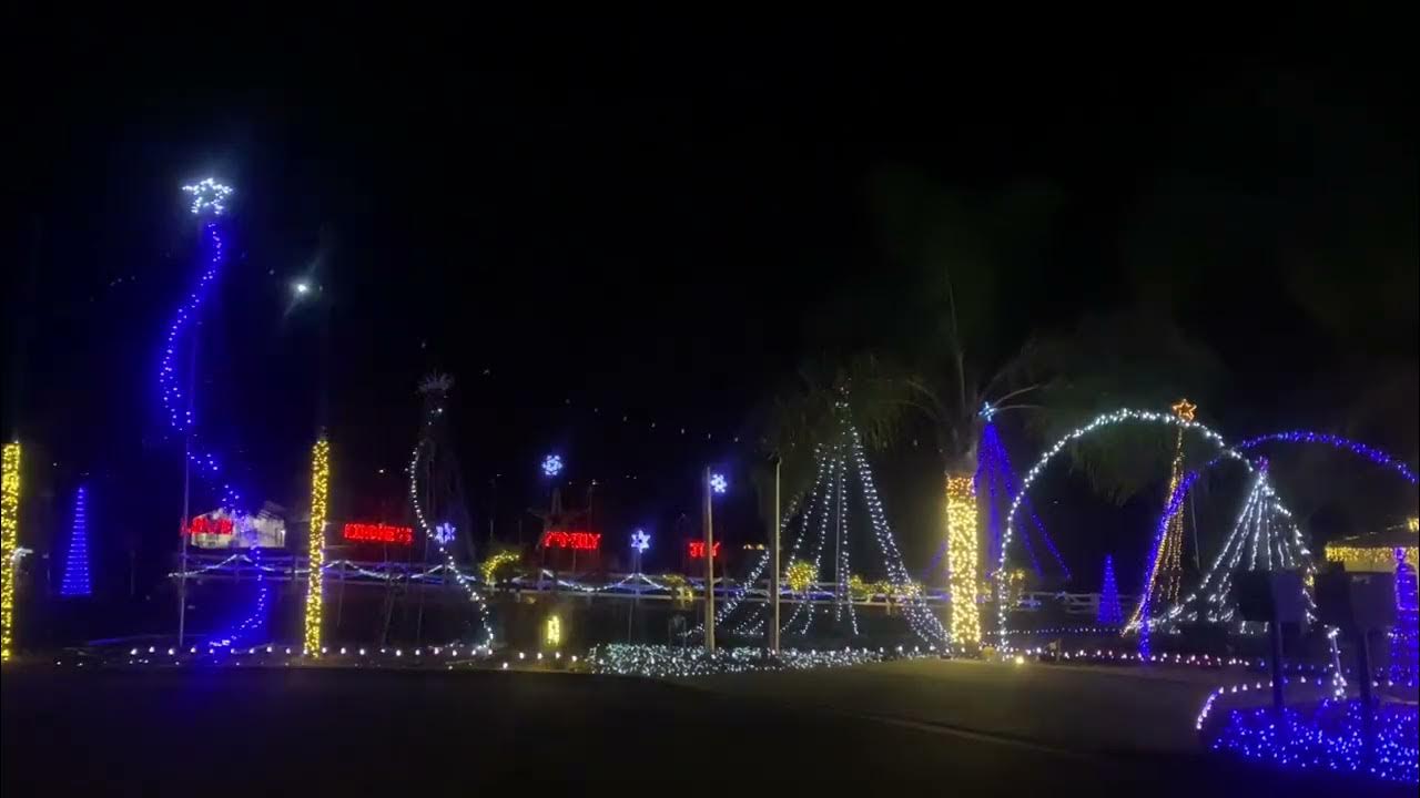 The Biggest Christmas Light Display in San Diego Valley Ranch Road