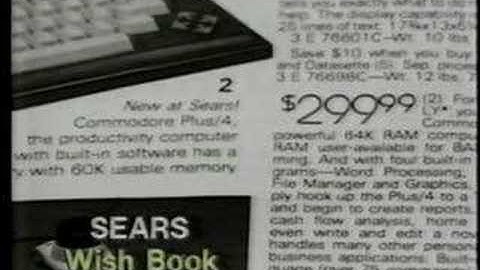 Commodore Plus-4 computer commercial (1985)