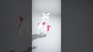 Fantasy Creature with Pink and White Costume - AI Rigged 3D Character