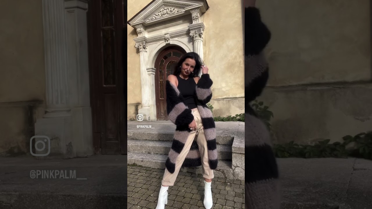 Ręcznie robiony sweter na drutach sweater handmade 