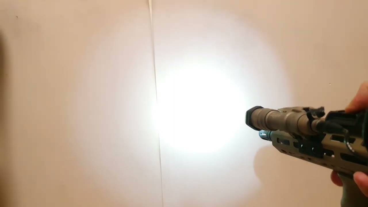 Surefire M600DF Dimming brightness.