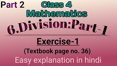 Class 4 Maths#Chapter 6#Division#1st exercise#Part-2#By Kajal Nagariya