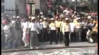 Firewalking in the temple's festival of Taiwan