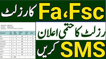 Punjab All boards intermediate result 2022 | 12th class result 2022 | Check Result By sms