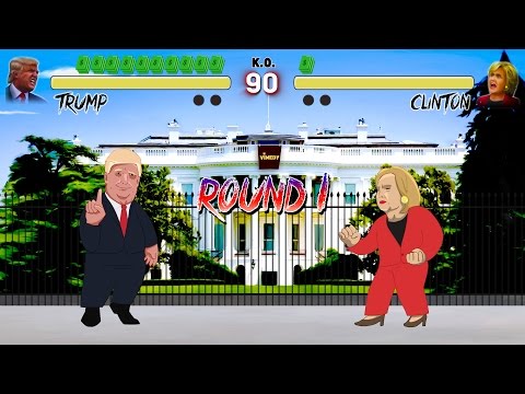 Trump vs. Clinton - Street Fighter Animation!