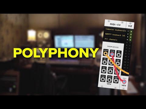 VCV RACK BASICS 08 - Polyphony in 1 minute — Easy Beginner Tutorial #vcvrack