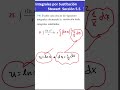 21) Integral por sustitución [(ln(x))^2]/x Sección 5.5 Stewart Cálculo