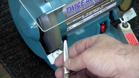 Scissors Sharpening Class: Sizing Tips on the Hira-To Flat Hone