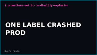 Stop Adding user - id to Metrics It s Silently Killing Your Monitoring