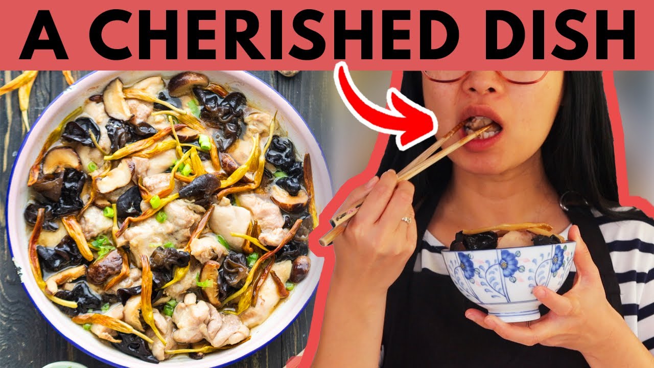 Bringing BACK My Family's Steamed Chicken with Mushrooms and Dried Lily Flowers! 👵👨