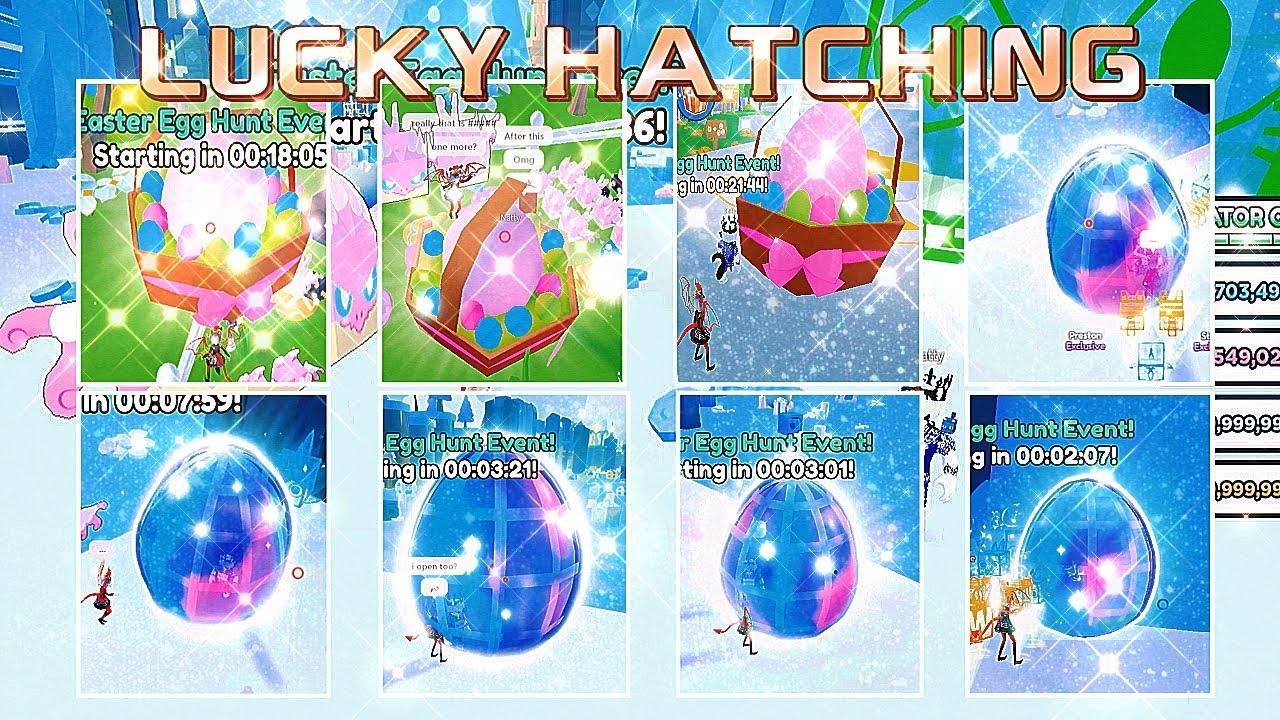 I hatched Tons of Hologram eggs and Easter gifts in Lucky Spots and I got all these in PSX Roblox