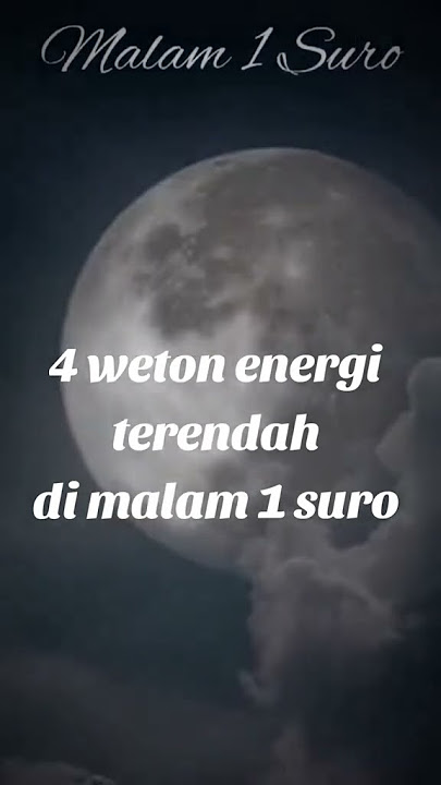 Hati hati buat 4 weton ini di malam 1 suro