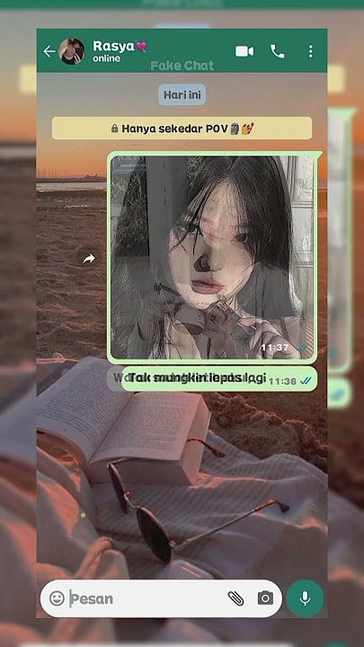 Pov : ku tak bisa menggapaimu. . . ||#whatsmock #fakechat #trend #shorts