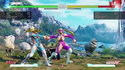 STREET FIGHTER V BETA_R. Mika Combo 2
