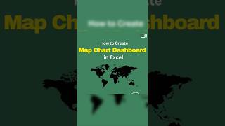 Map Chart Dashboard in Excel | Create Mapchart in Dashboard #shorts #shortsvideo #ytshorts