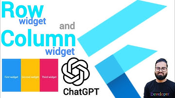 Row and Column Widget In Flutter with ChatGPT |Flutter Tutorials in Hindi/Urdu| In Details|#video 7.