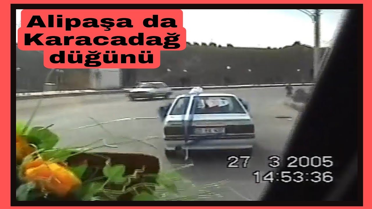 Diyarbakır alipaşa mahallesinde bir düğün konvoyu - karacadağlılar düğününden..