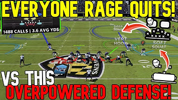 EVERYONE RAGE QUITS😡🤬 Vs This OVERPOWERED BLITZ & BASE DEFENSE! Madden NFL 22 Gameplay Tips & Tricks