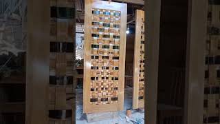 Panel Door Using Molave, Narra And Camagong Wood