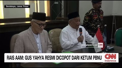 Gus Yahya Resmi Dicopot dari Ketua Umum PBNU