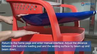 Seat durability loading test LB08-7 Chair Assembly Testing Machine