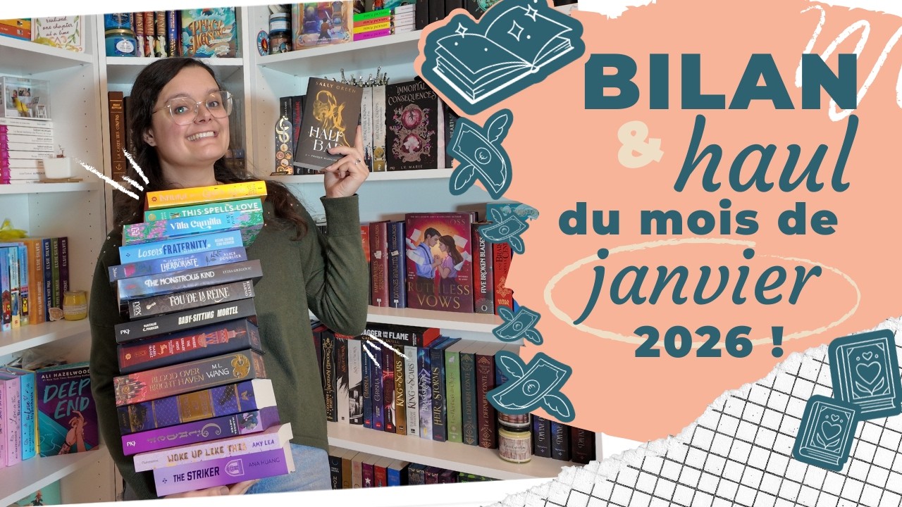 RAISONNABLE EN 2026 ON A DIT (mais peut-être le mois prochain ?) : bilan & haul de janvier 2026 ! 📚💸