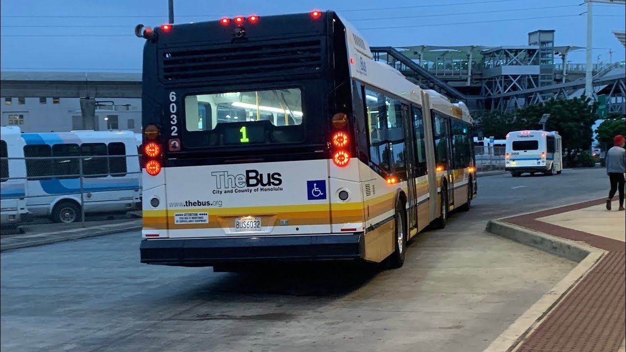 honolulu-thebus-route-1-kalihi-transit-center-bus-6032-brand-new-bus