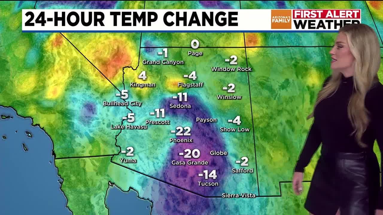 Storm activity making it to the Phoenix metro area overnight - YouTube