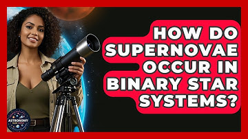 How Do Supernovae Occur In Binary Star Systems? - Astronomy Made Simple