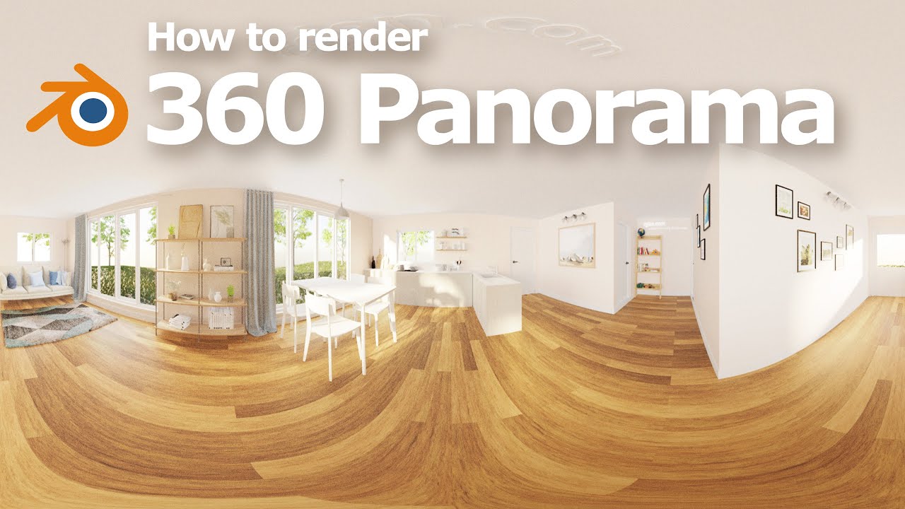 How to render 360 Panorama, create HDRI environment from a scene Blender - YouTube