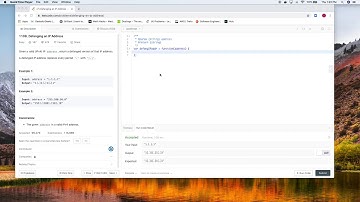 Defanging an IP Address problem