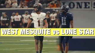 TXHSFB:ROUND 3 #3 LONE STAR vs #8 WEST MESQUITE||MUST SEE👀|| #viralvideos