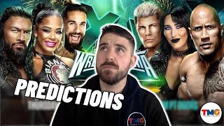 WWE 2K24 : WrestleMania 40 Predictions!