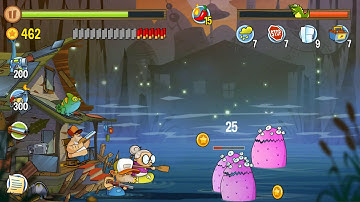 Swamp Attack - Episode 8. Level 12 Gameplay Android walkthrough