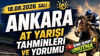 18 Agustos 2026 Sali Ankara At Yarisi Tahminleri At Yarisi Yorumlari