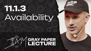 JAM Gray Paper Section 11.1.3 - "Availability" - Gavin Wood Lecture Series