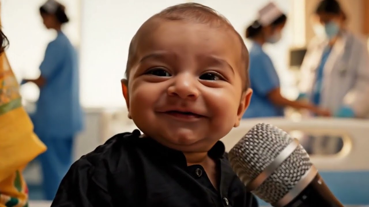 Mere 2 Chacho Hein Aur Dono He Muje Achy Lagte Hein Baby and Girl Ai Interview Video 