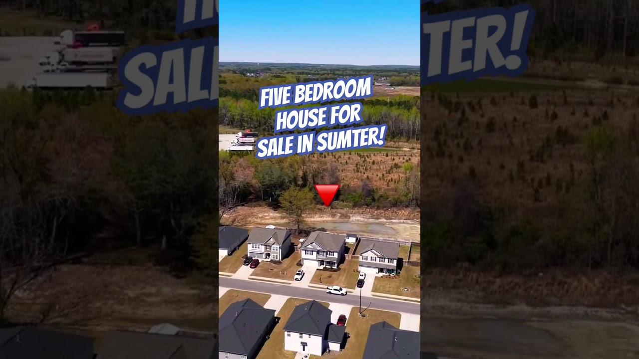 Beautiful & Spacious 5 Bedroom Home for sale in Sumter SC! Perfect for military families! 