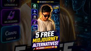 The Ultimate Comparison: 5 FREE Midjourney Alternatives for Unlimited High-Quality Images #shorts