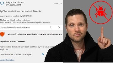 Block Malware in Office Macros using Attack Surface Reduction in Windows 10
