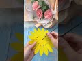 Beautiful Handmade Flower Bouquet 🌸✨ #Shorts #reelcraftstudio #easycraft #diyideas #craftshorts