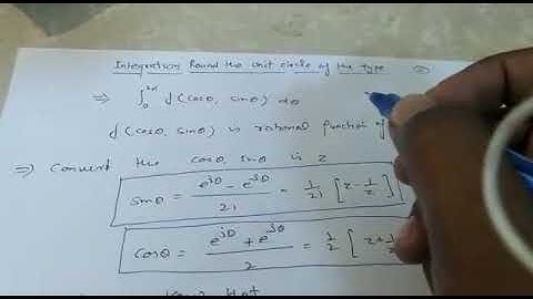 Integration round of the unit circle.