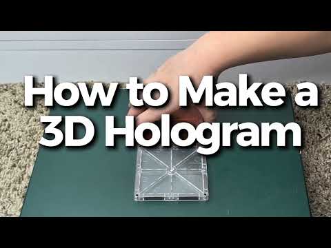 We Built a 3D Hologram with Magna-Tiles! #shorts #youtubeshorts